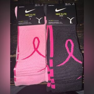 Nike Elite Breast Cancer Socks. BUNDLE